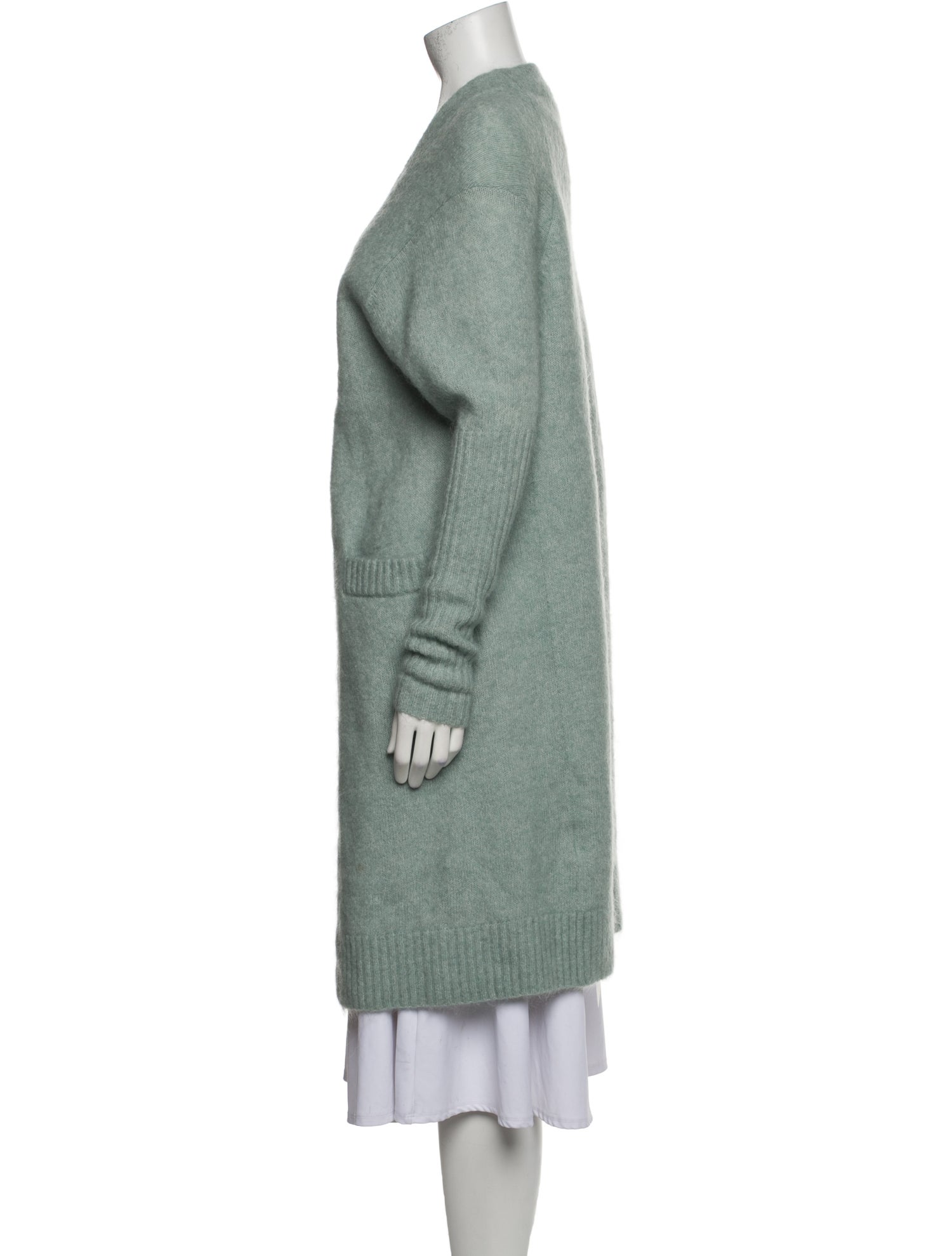 Acne Studios Kid Mohair Open Front Sweater