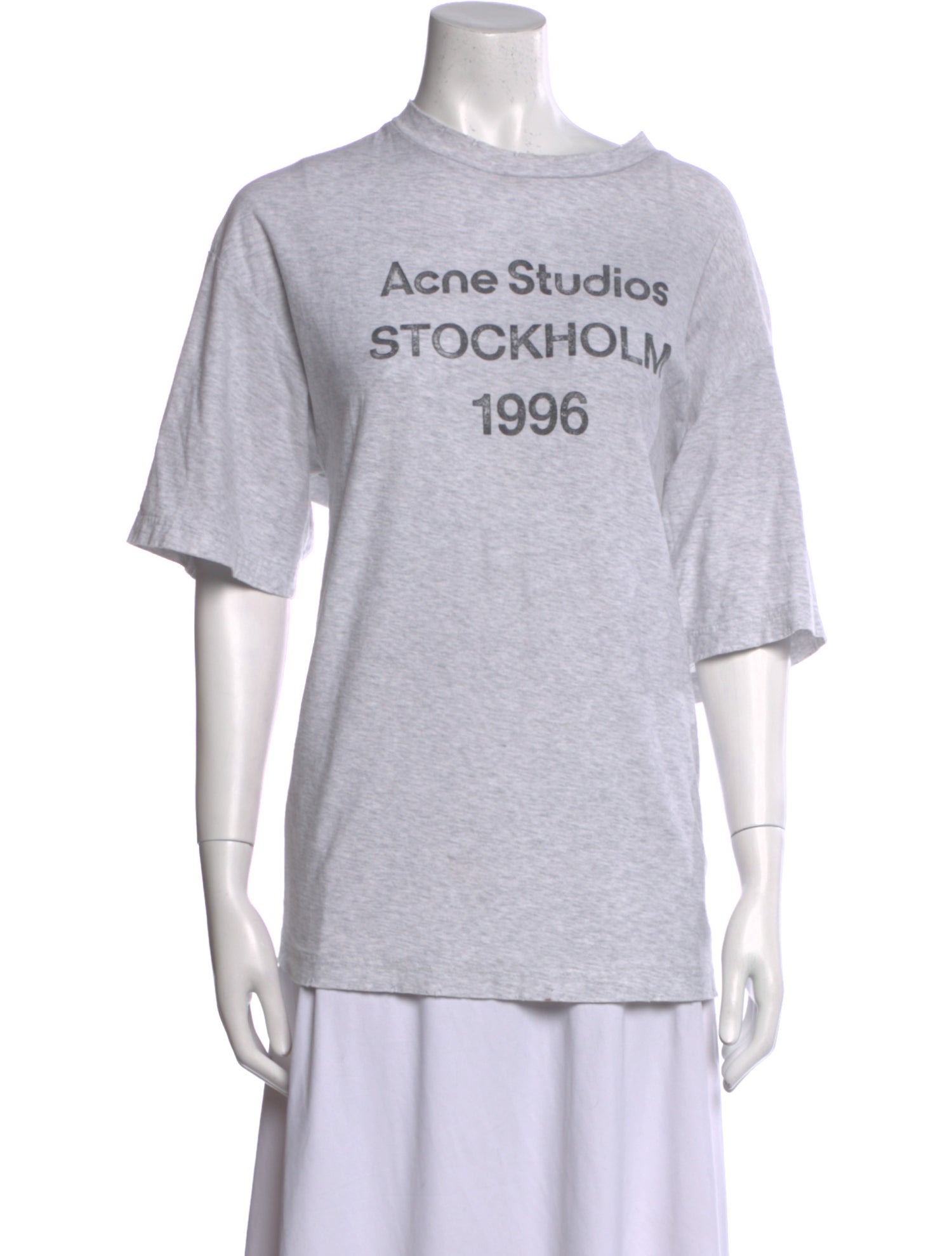 Acne Studios Graphic Print Crew Neck T-Shirt