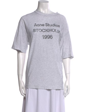 Acne Studios Graphic Print Crew Neck T-Shirt