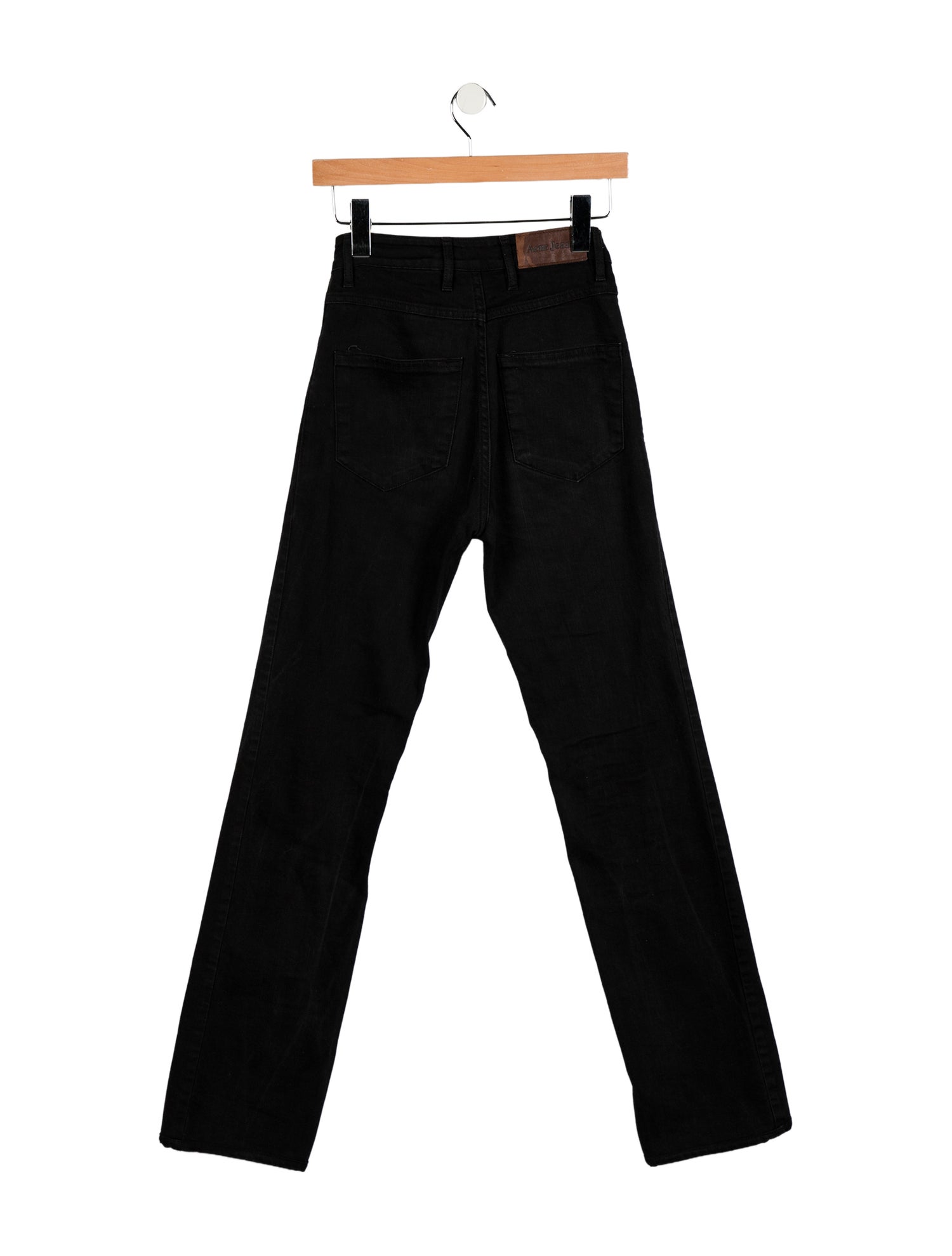 Acne Studios High-Rise Straight Leg Jeans