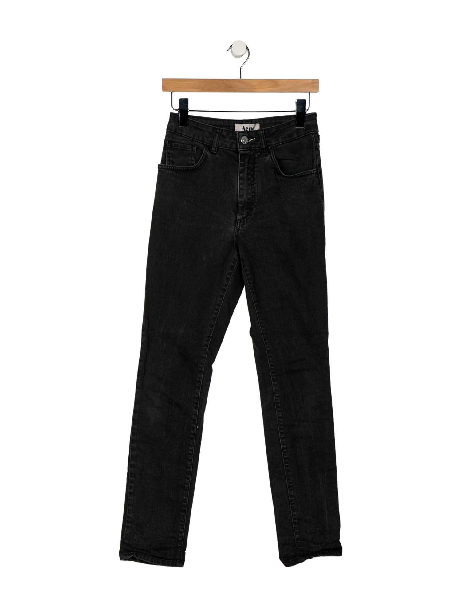 Acne Studios Needle Wet Cash Straight Leg Jeans
