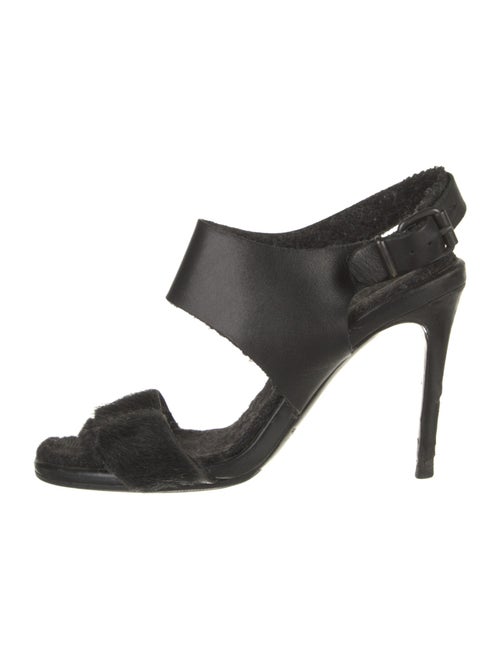 Acne Studios Ponyhair Slingback Sandals