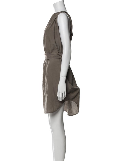 Acne Studios Bateau Neckline Mini Dress