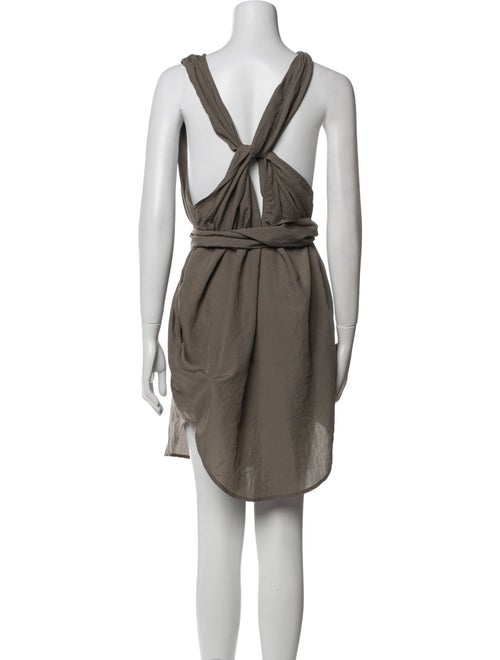 Acne Studios Bateau Neckline Mini Dress