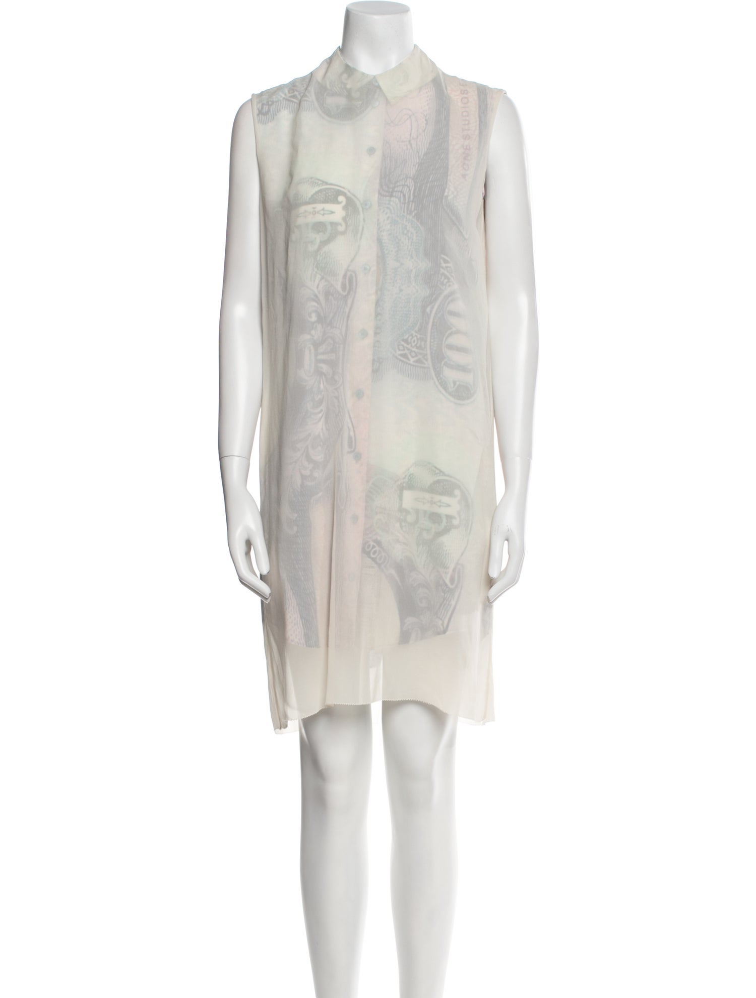 Acne Studios Silk Knee-Length Dress