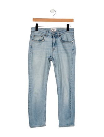 Acne Studios Low-Rise Straight Leg Jeans