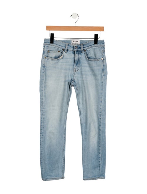 Acne Studios Low-Rise Straight Leg Jeans