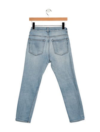 Acne Studios Low-Rise Straight Leg Jeans