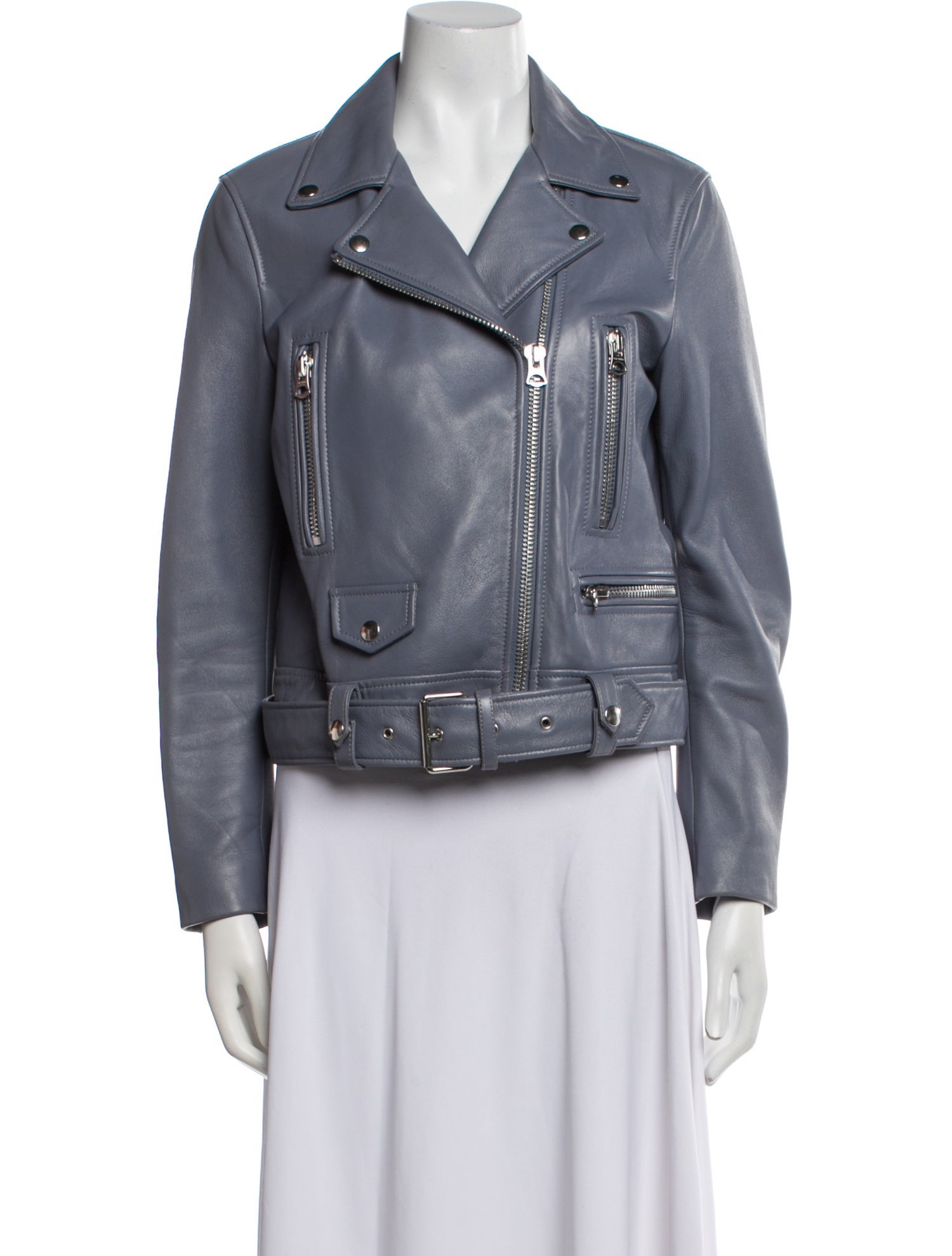 Acne Studios Leather Biker Jacket