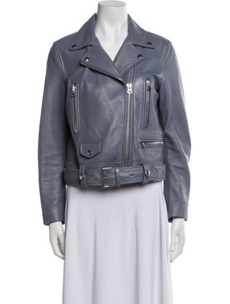Acne Studios Leather Biker Jacket