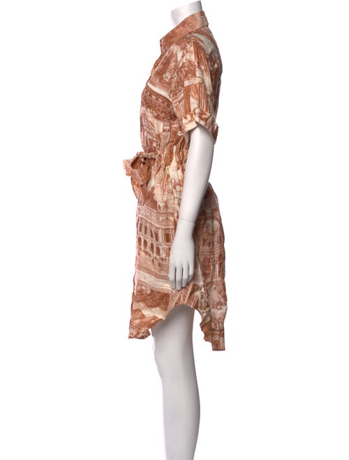 Acne Studios Linen Knee-Length Dress