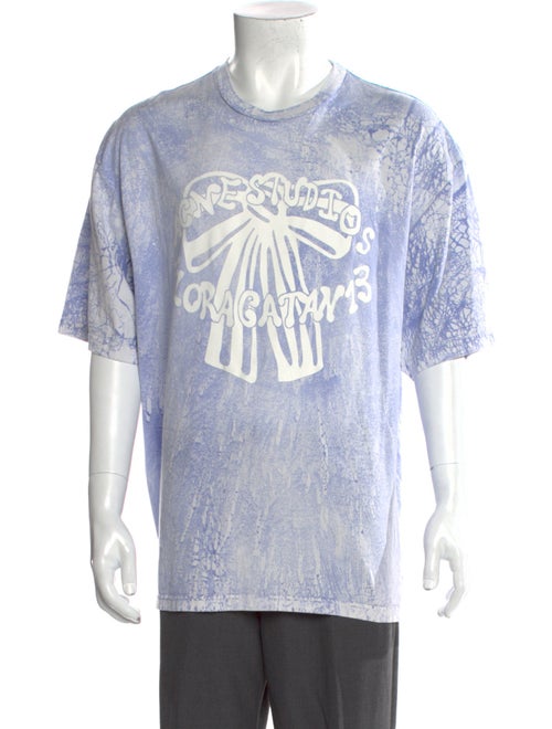 Acne Studios Graphic Print Crew Neck T-Shirt