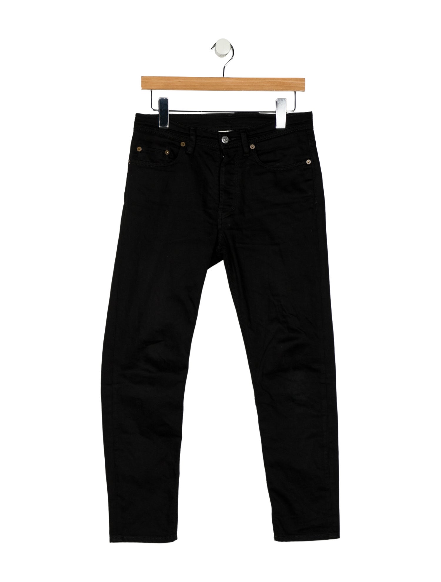 Acne Studios Mid-Rise Straight Leg Jeans