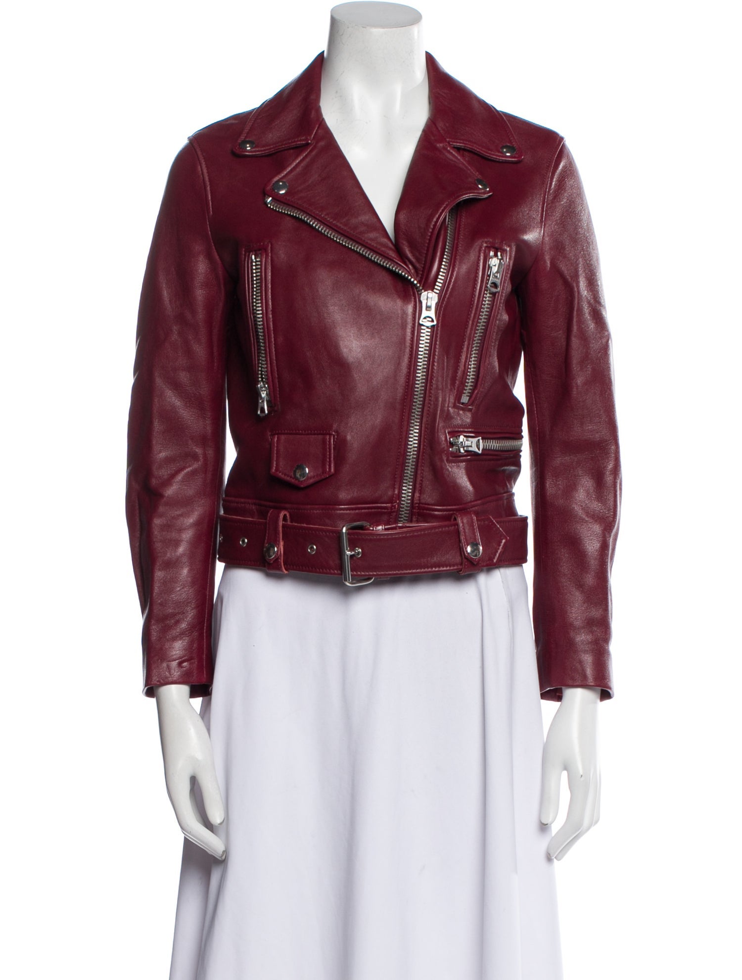 Acne Studios Leather Biker Jacket
