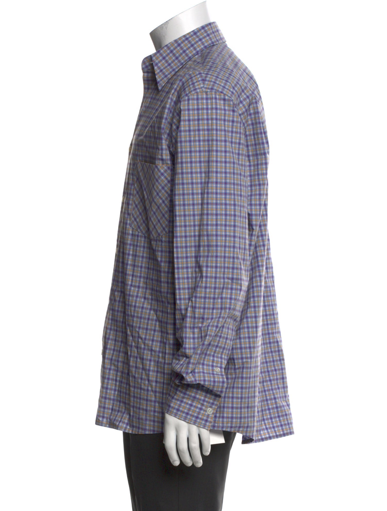 Acne Studios Plaid Print Long Sleeve Shirt w/ Tags