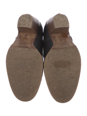 Acne Studios Leather Colorblock Pattern Boots