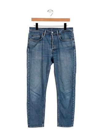 Acne Studios Mid-Rise Straight Leg Jeans