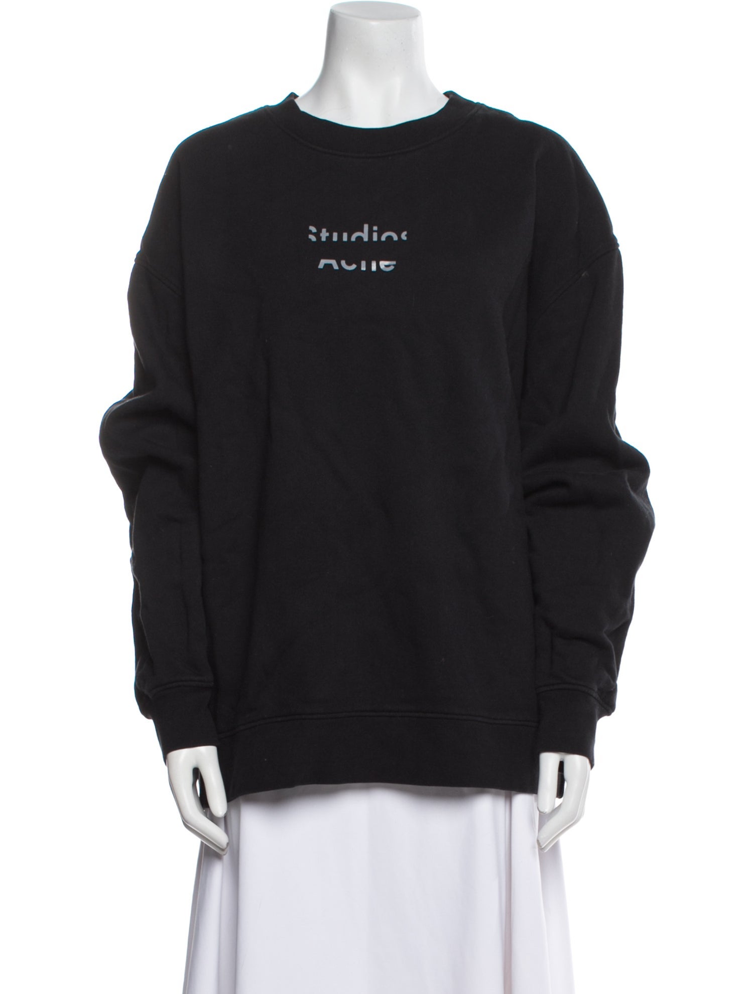 Acne Studios Crew Neck Long Sleeve Sweatshirt