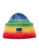 Acne Studios Wool Knitted Pattern Print Beanie