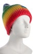 Acne Studios Wool Knitted Pattern Print Beanie