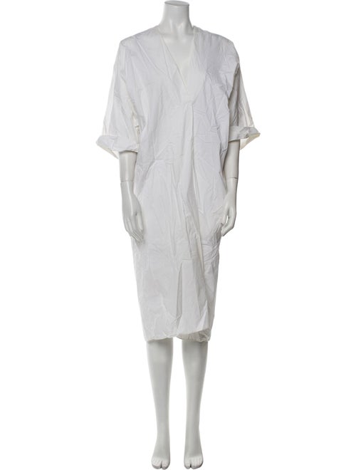 Acne Studios V-Neck Midi Length Dress