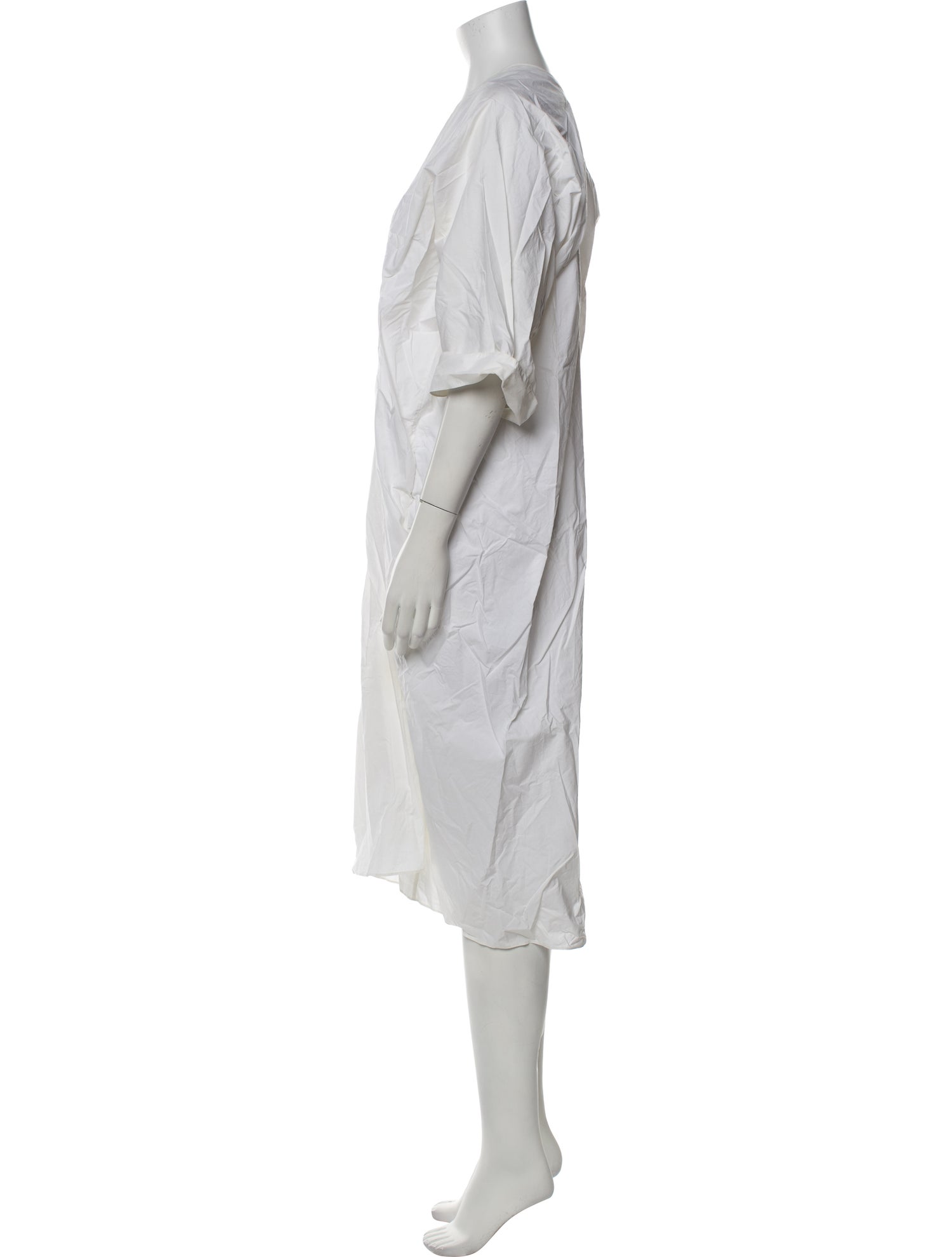 Acne Studios V-Neck Midi Length Dress