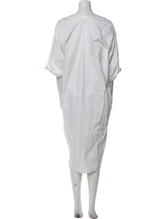 Acne Studios V-Neck Midi Length Dress