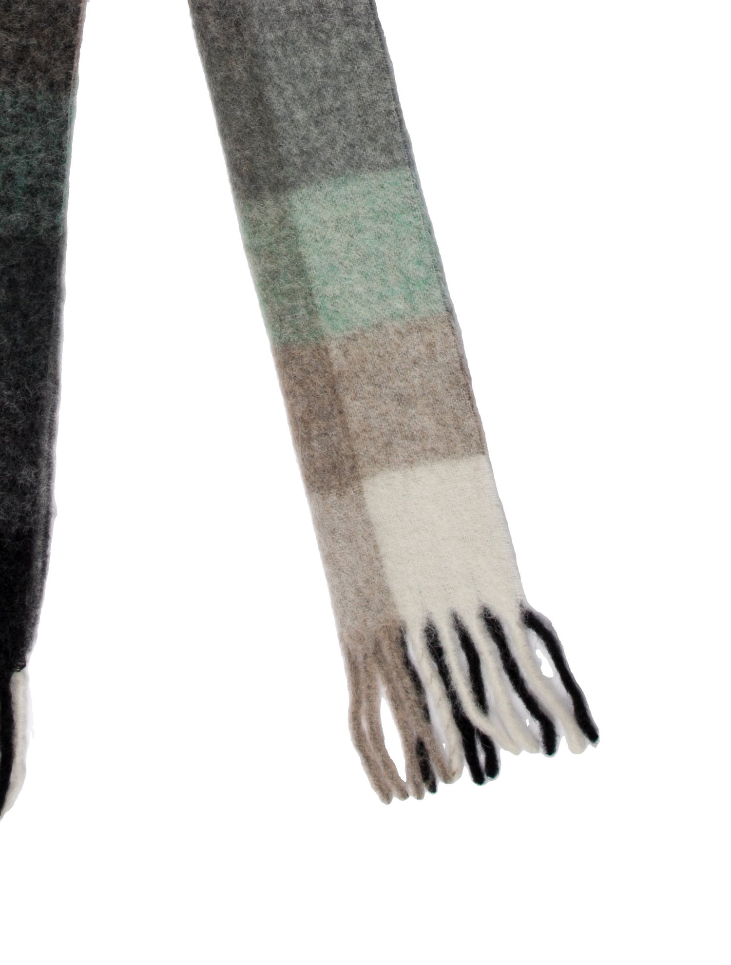 Acne Studios Colorblock Pattern Scarf