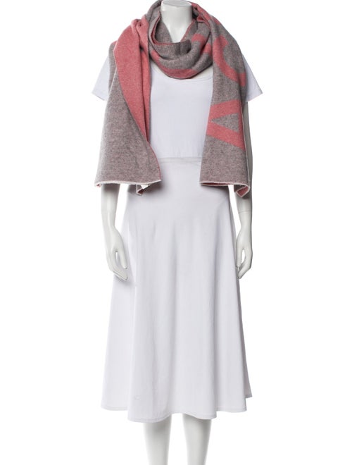 Acne Studios Wool Graphic Print Shawl