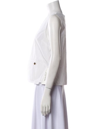 Acne Studios Crew Neck Sleeveless Top