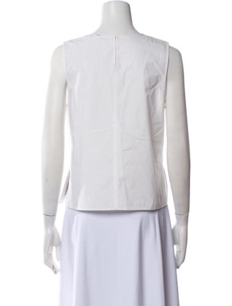 Acne Studios Crew Neck Sleeveless Top