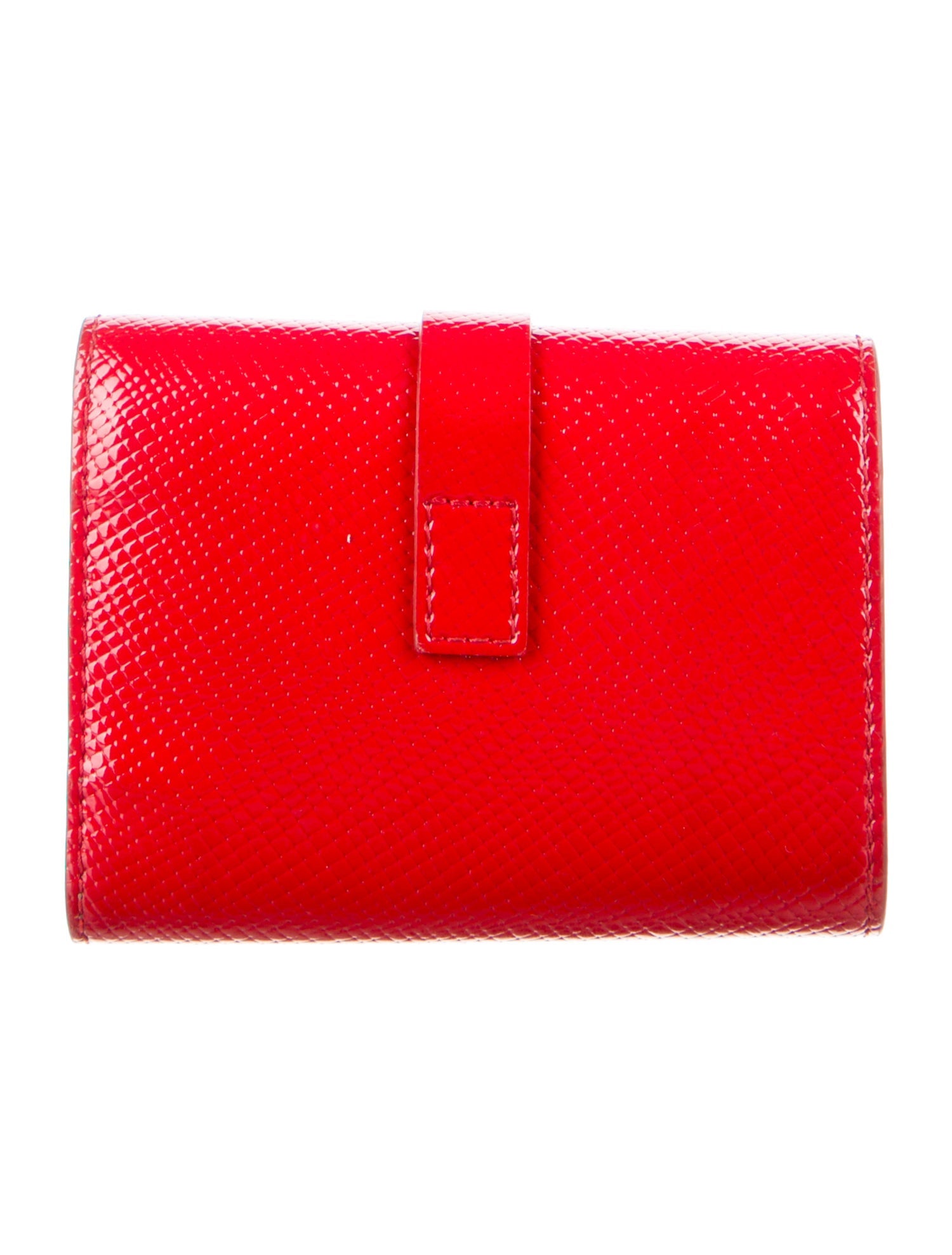 Acne Studios Patent Leather Compact Wallet