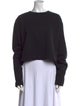 Acne Studios Scoop Neck Long Sleeve Sweatshirt