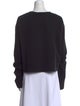 Acne Studios Scoop Neck Long Sleeve Sweatshirt