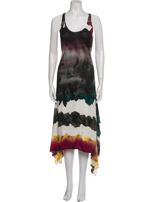 Acne Studios Tie-Dye Print Long Dress