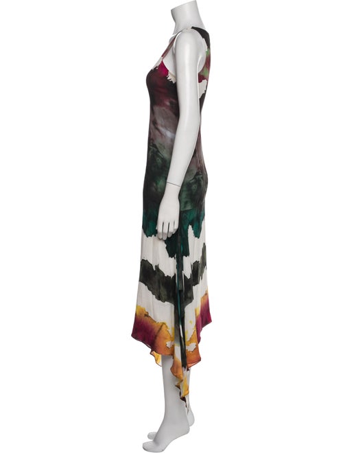 Acne Studios Tie-Dye Print Long Dress