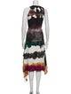 Acne Studios Tie-Dye Print Long Dress