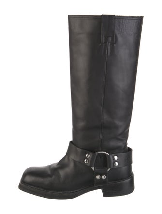 Acne Studios Leather Riding Boots