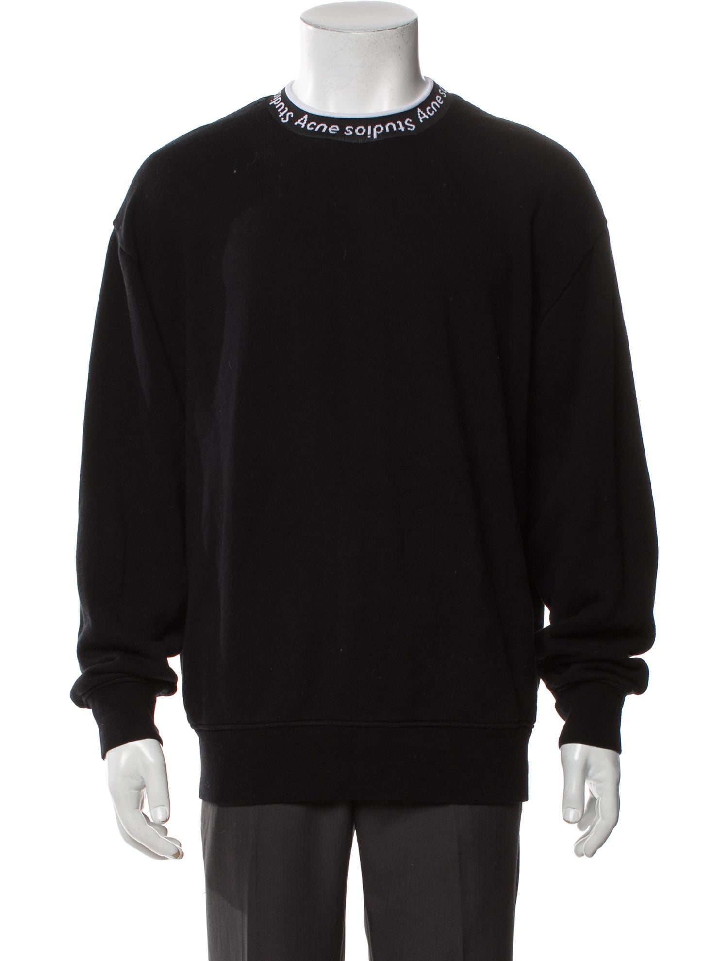 Acne Studios Crew Neck Long Sleeve Sweatshirt