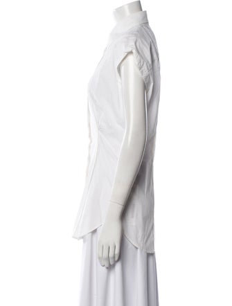 Acne Studios Short Sleeve Button-Up Top