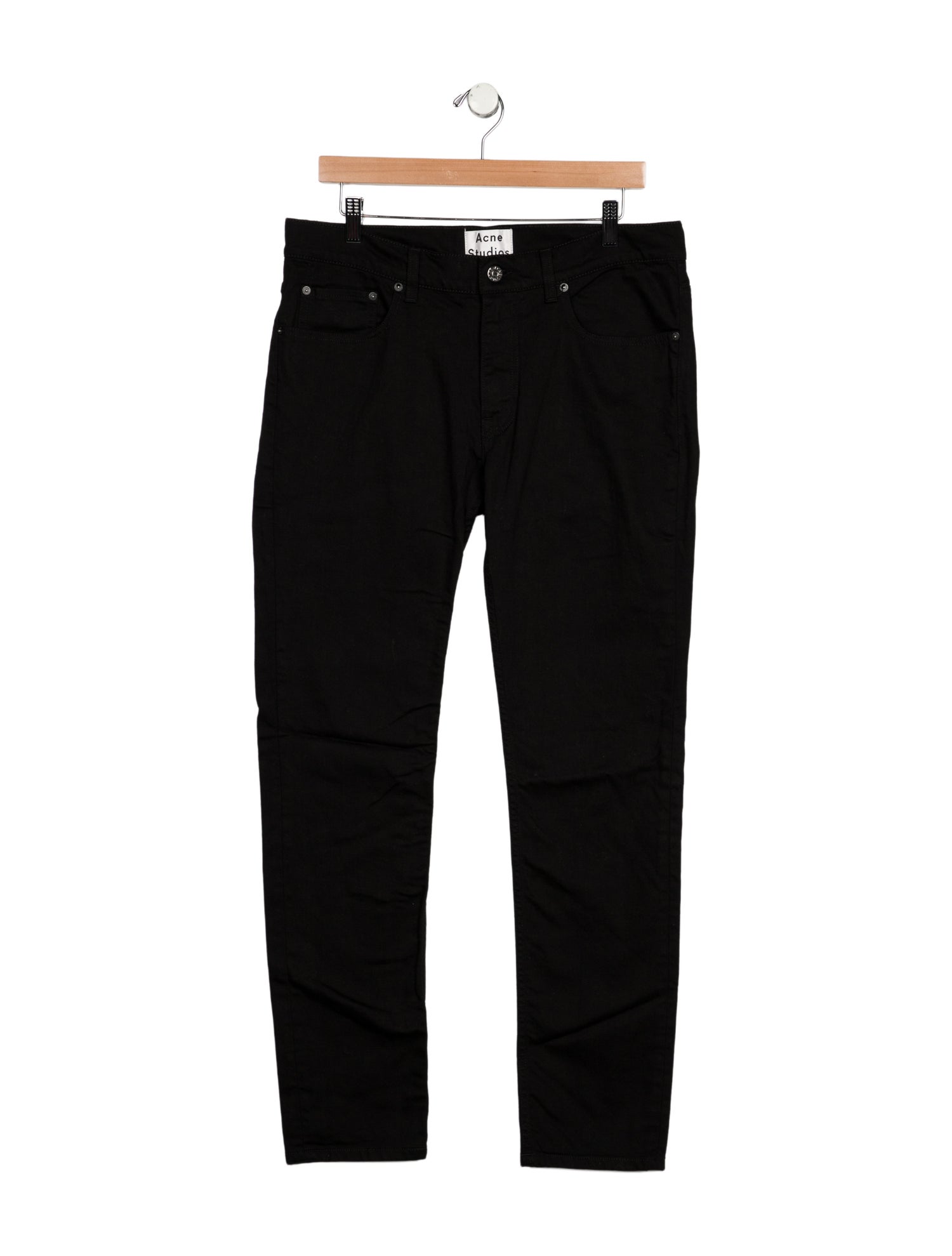 Acne Studios Mid-Rise Straight Leg Jeans