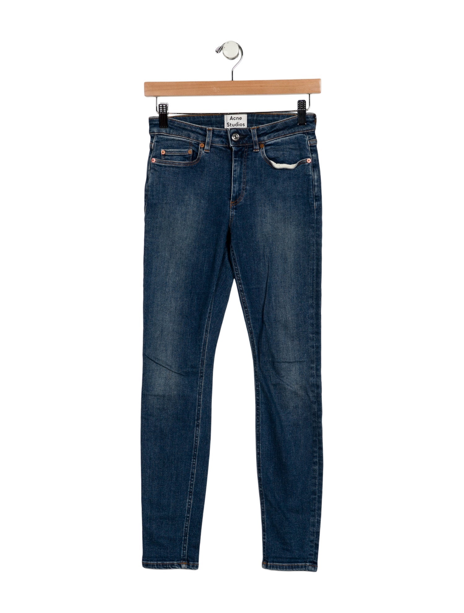 Acne Studios Mid-Rise Skinny Leg Jeans