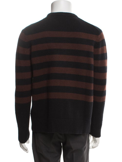 Acne Studios Striped Mock Neck Pullover