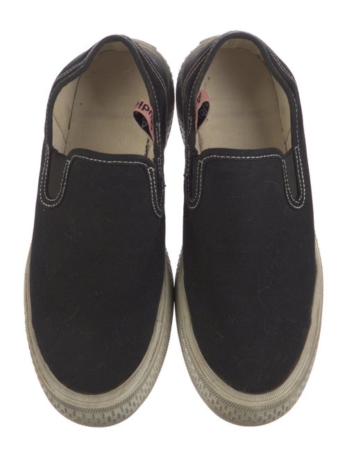 Acne Studios Canvas Distressed Accents Espadrille Sneakers