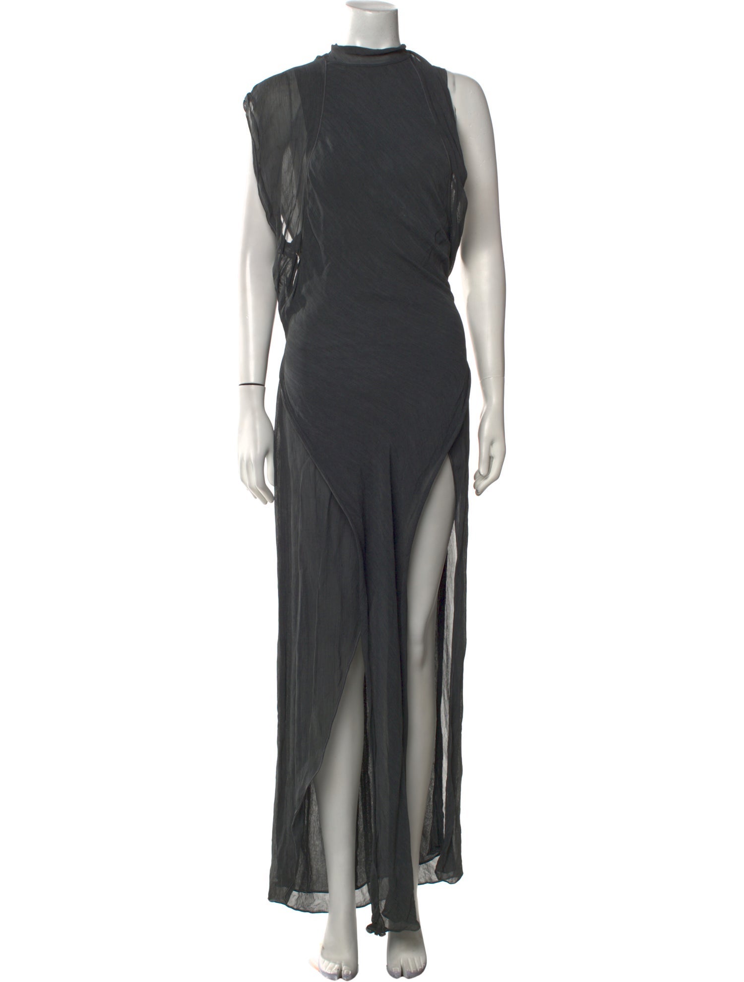 Acne Studios Mock Neck Long Dress