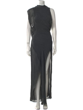 Acne Studios Mock Neck Long Dress