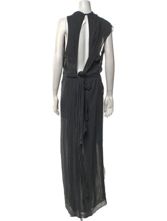 Acne Studios Mock Neck Long Dress