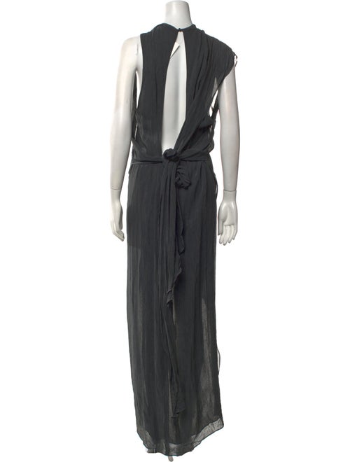 Acne Studios Mock Neck Long Dress