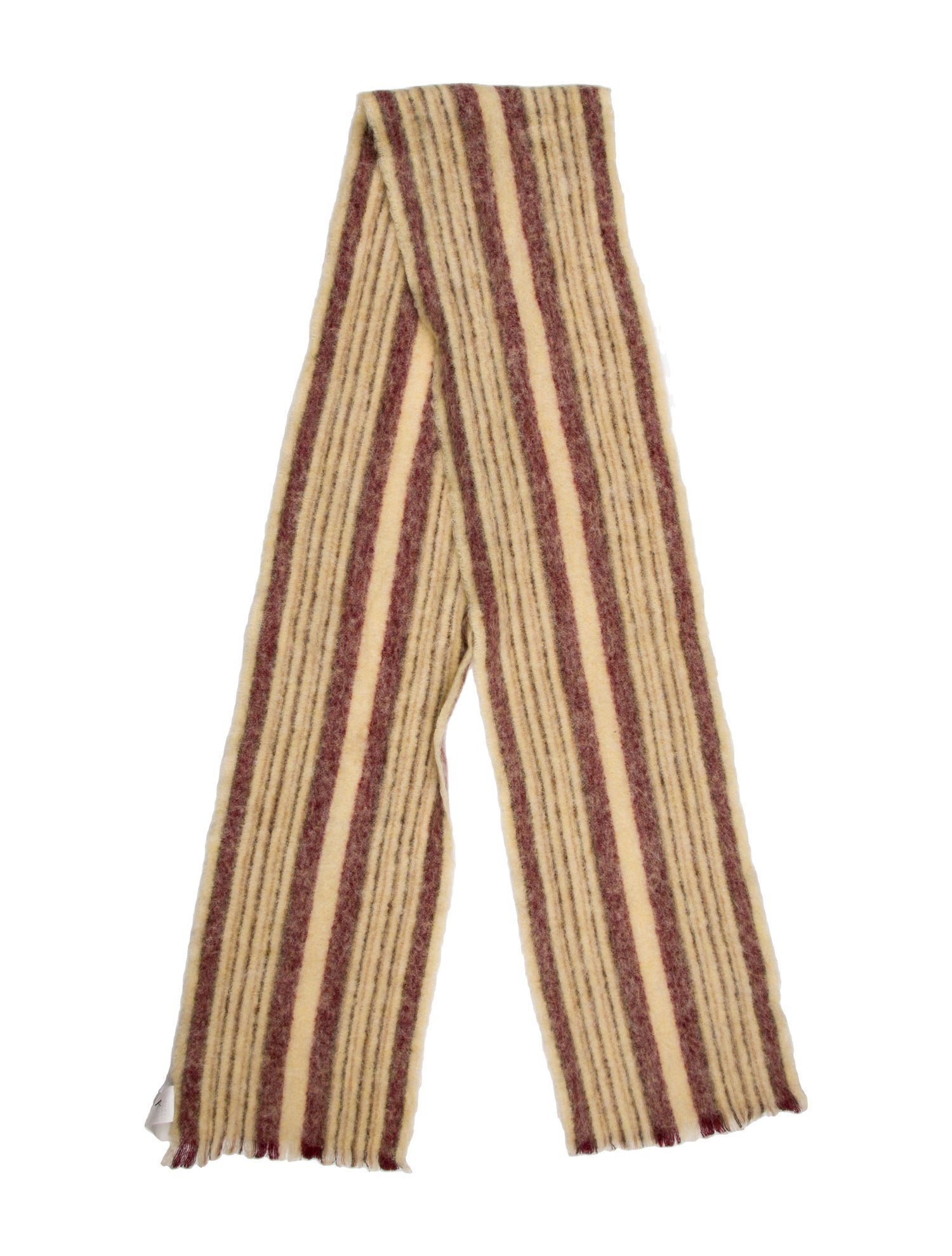 Acne Studios Alpaca Striped Scarf