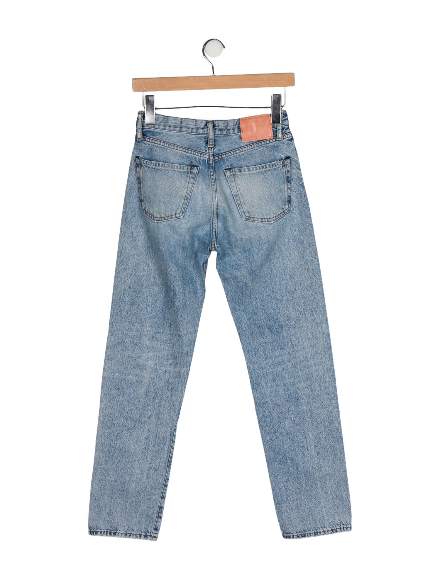 Acne Studios Mid-Rise Straight Leg Jeans